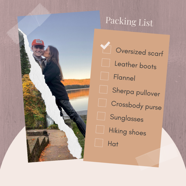 Fall Foliage Trip packing list