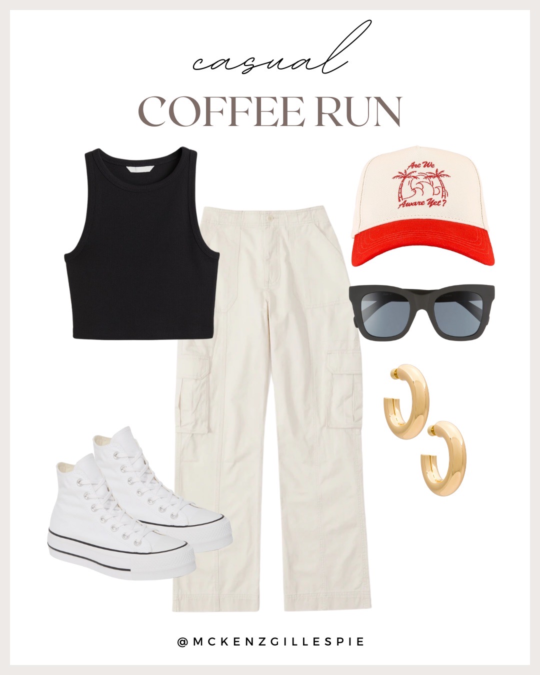 Coffee Run Casual Summer Outfits