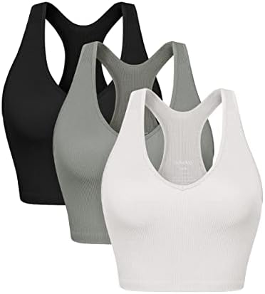a black grey and white tank top