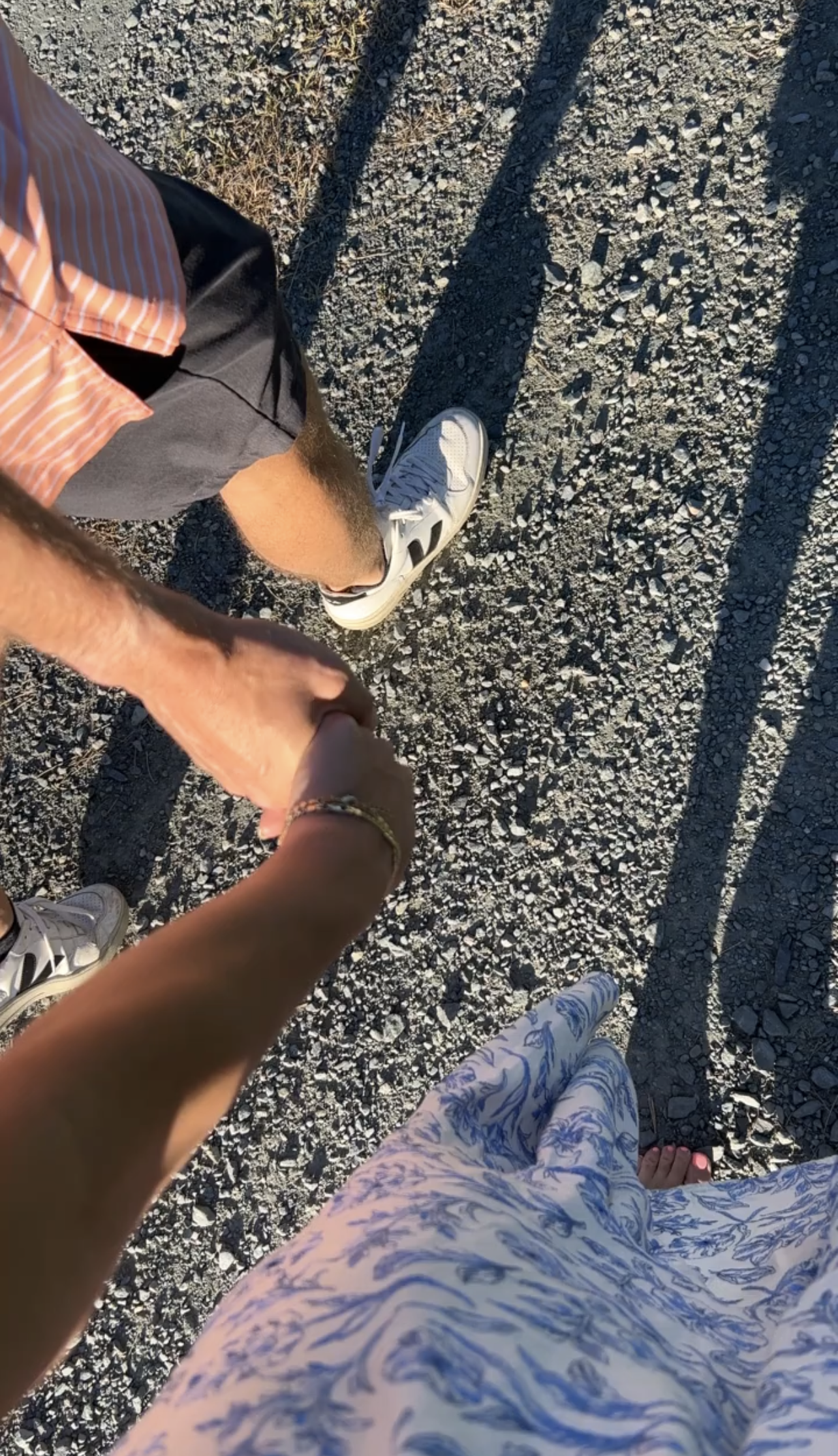 husband and wife outdoor walks