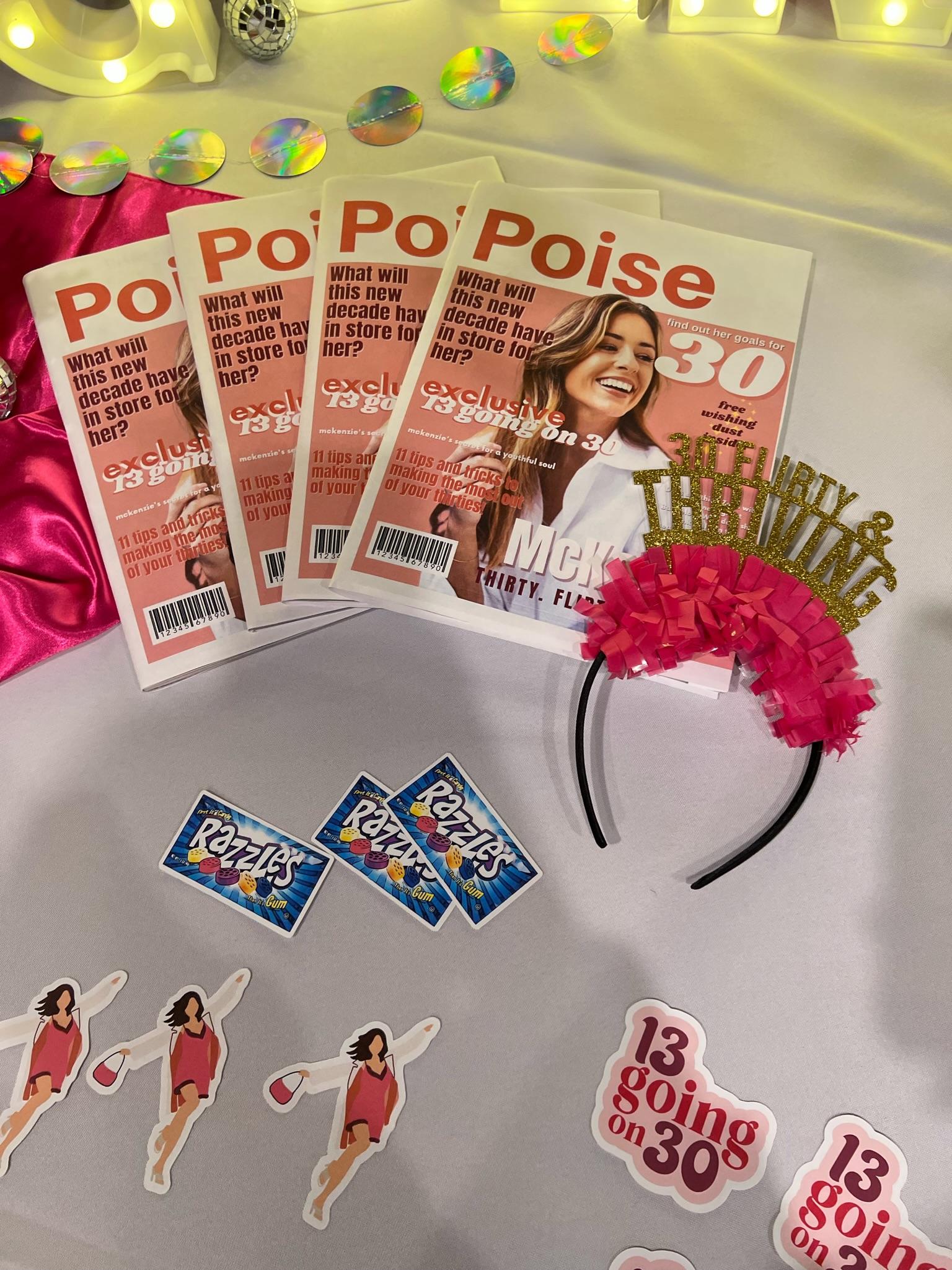 Poise Magazine Cover decor