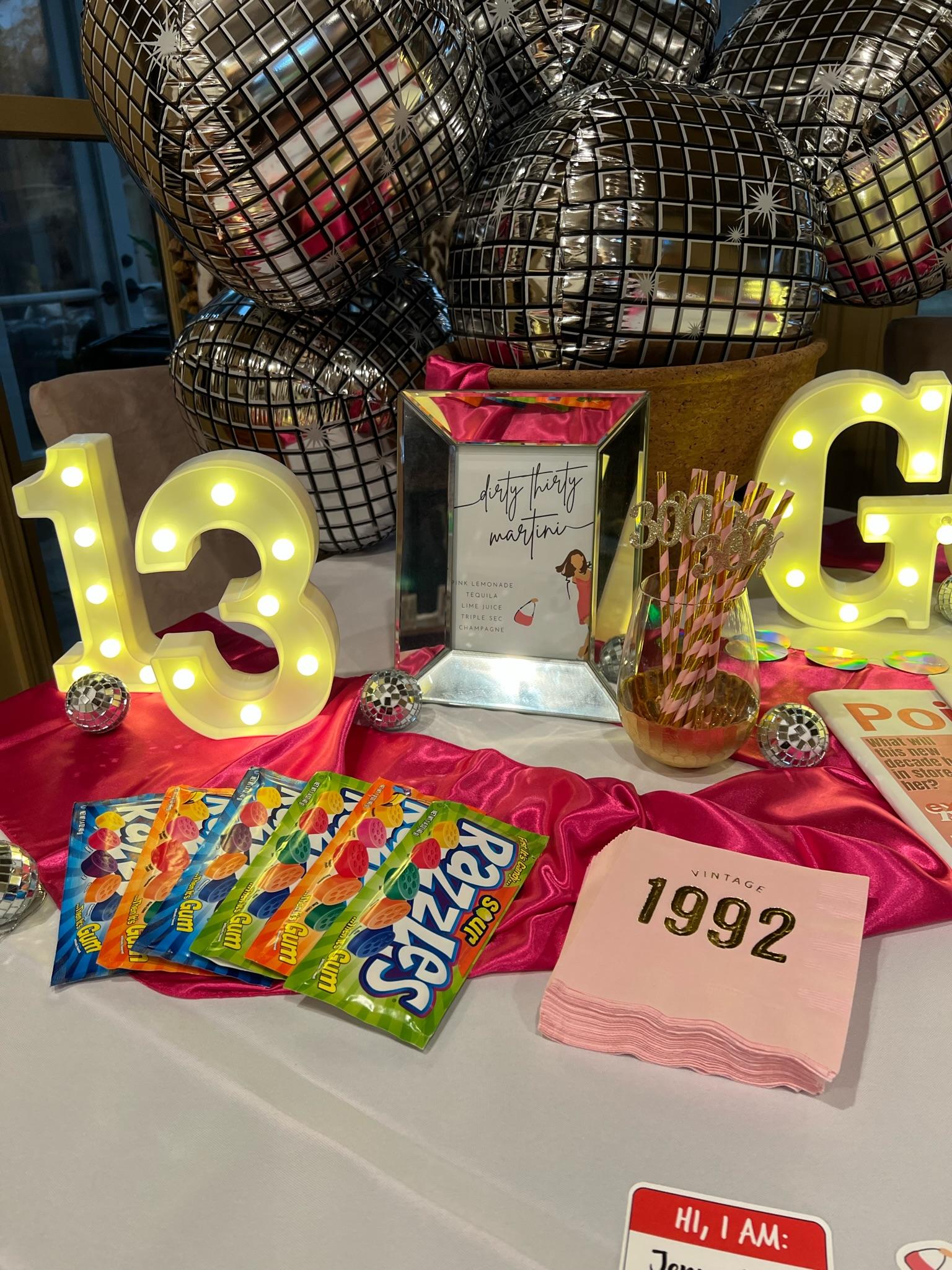 13 Going on 30 Party Ideas