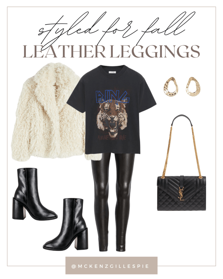 What to Wear With Faux Leather Leggings: 15 Outfits for Fall