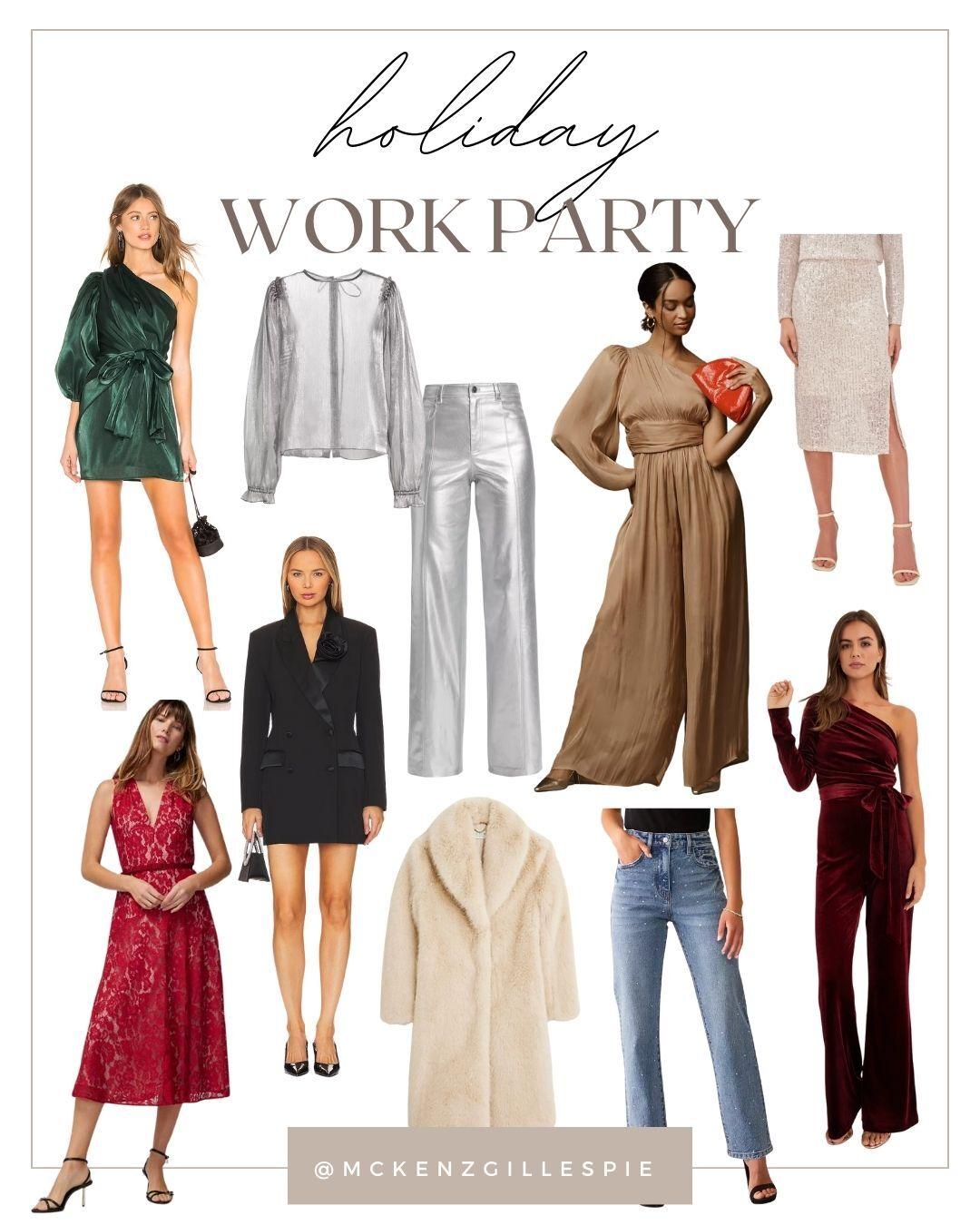 12 Holiday Work Party Outfits: Tips and Ideas for a Festive Look - McKenzie  Gillespie