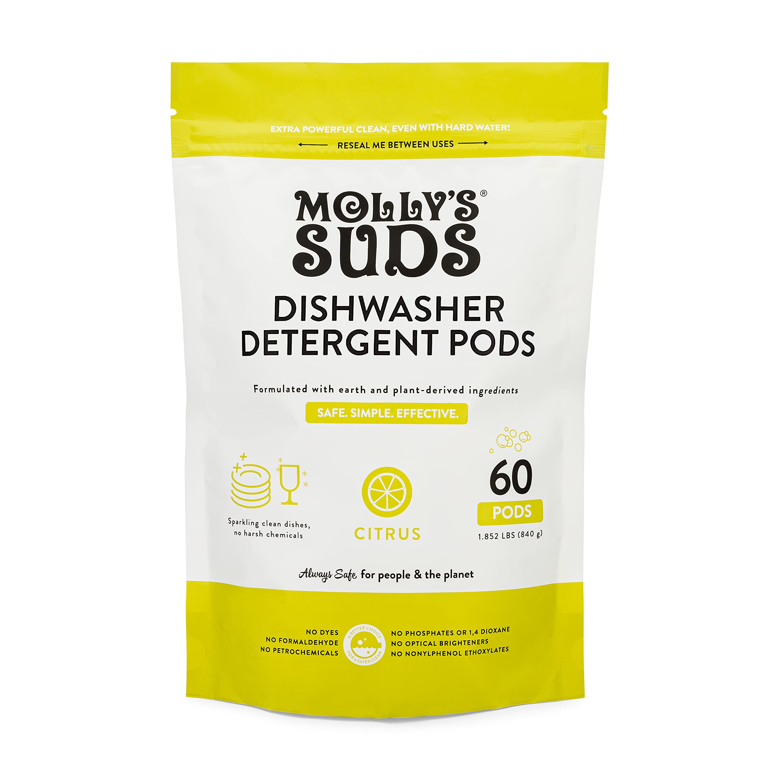 Molly's Suds Dishwasher Pods | Amazon Non-toxic Cleaning Products