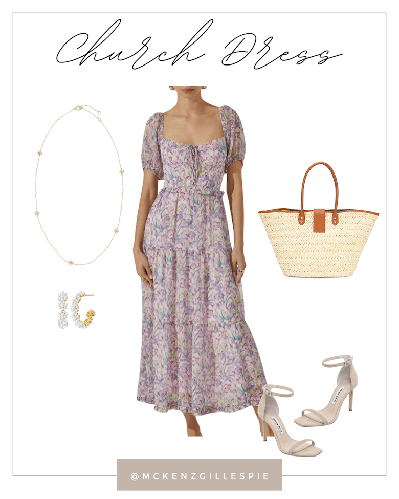 Easter Dress Ideas | Pastel Color Church Dress
